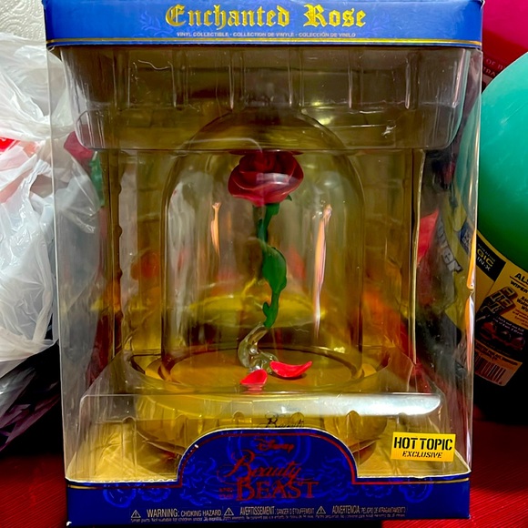Funko Other - Enchanted rose beauty and the beast funko pop hot topic exclusive